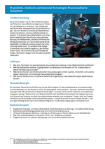 KI-gestützte, robotische und immersive Technologien für personalisierte Gesundheit KI-gestützte, robotische und immersive Technologien für personalisierte Gesundheit