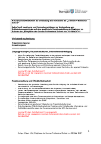 Anlage 1: Vorhabenbeschreibung