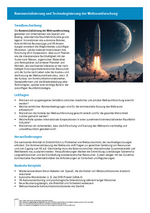 Kommerzialisierung und Technologisierung der Weltraumforschung Kommerzialisierung und Technologisierung der Weltraumforschung