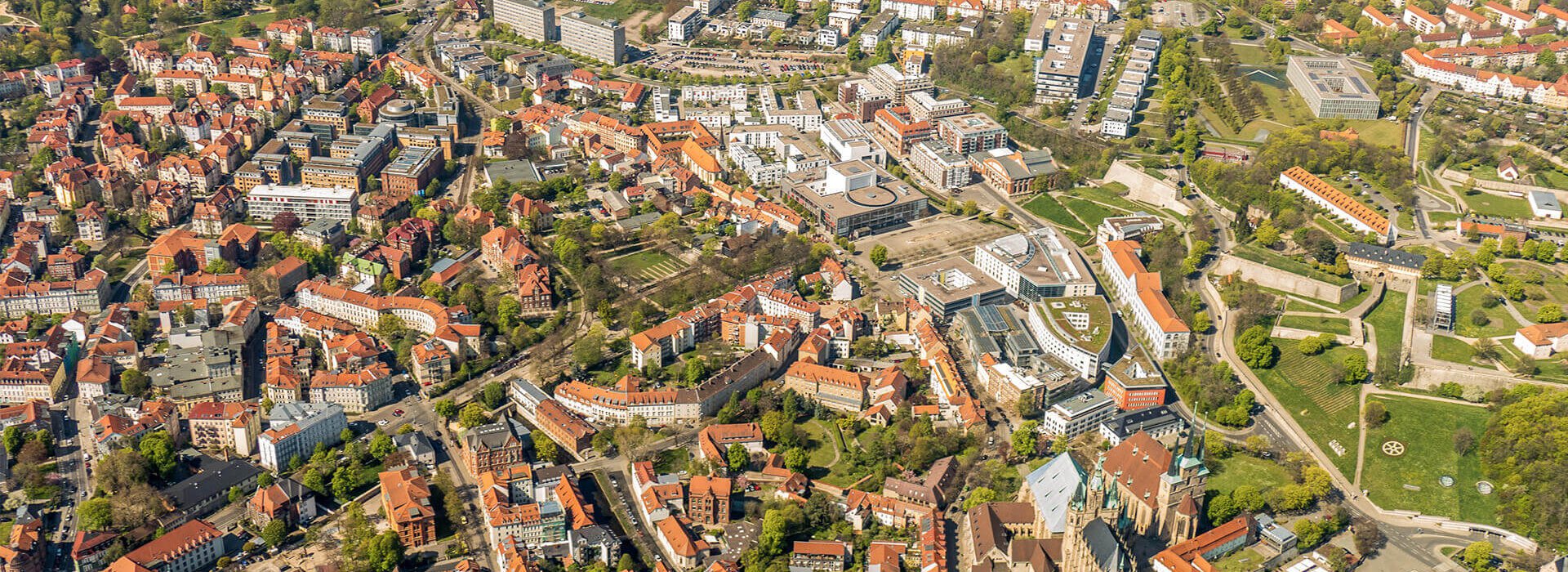 Luftbild Erfurt-Brühl
