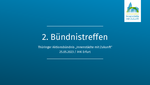 Dokumentation des 2. Bündnistreffen 2023 Präsentation zum 8. Bündnistreffen 25.05.2023