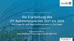 Die Erarbeitung des ITF-Rahmenplans von 2021 bis 2024, Grundlage für den Regionalbusverkehr in Thüringen Die Erarbeitung des ITF-Rahmenplans von 2021 bis 2024, Grundlage für den Regionalbusverkehr in Thüringen - Constantin Pitzen, Geschäftsführer der Fahrplangesellschaft B&B mbH, Potsdam