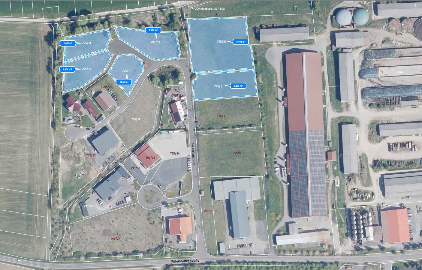 Ansicht Ökologisches Gewerbegebiet