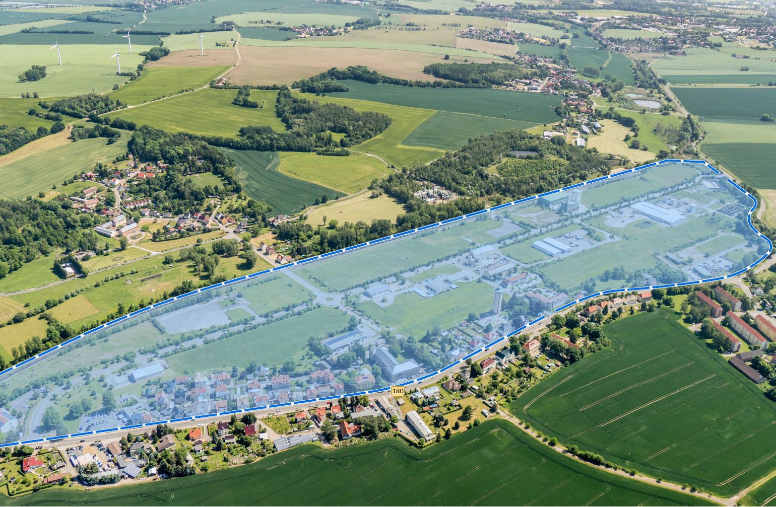Ansicht Industrie-und Gewerbepark Rositz GE 5