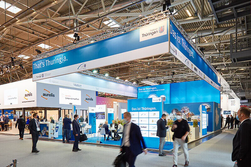 Thüringer Gemeinschaftsstand auf der EXPO REAL in München. Bild: LEG Thüringen