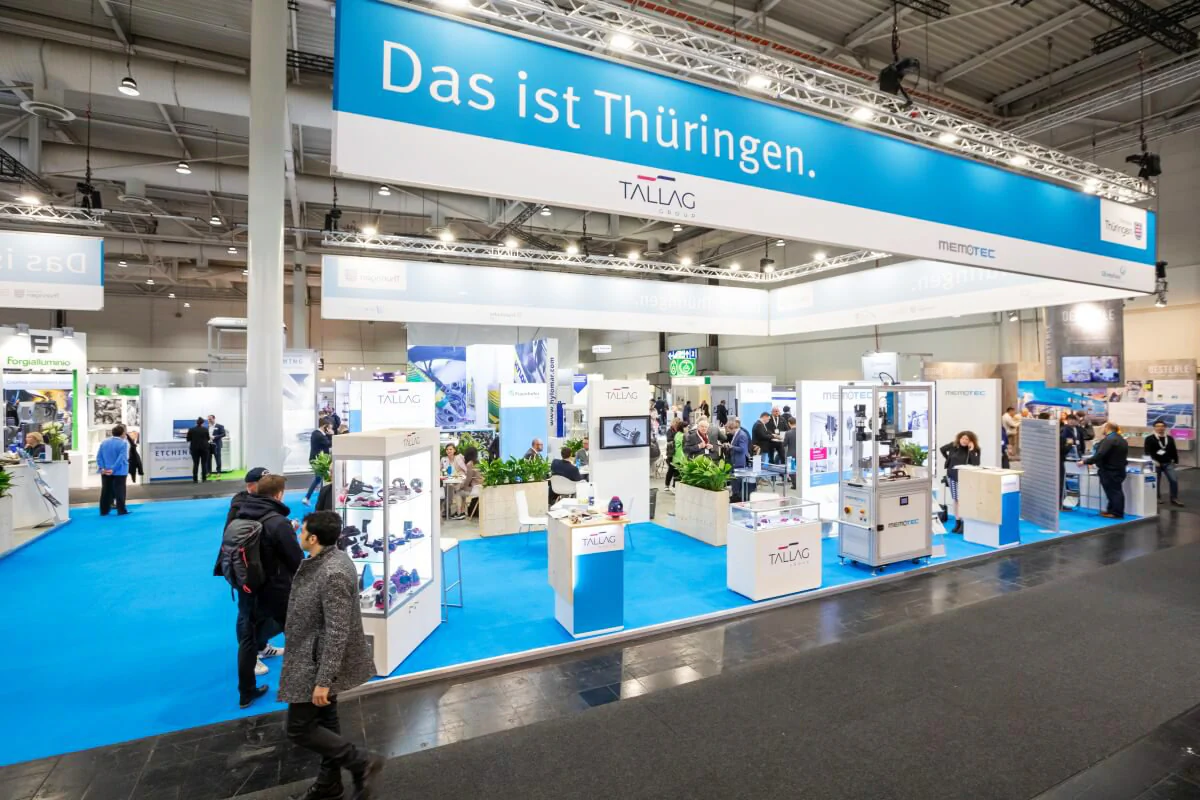 Der Thüringer Gemeinschaftsstand auf der Hannover Messe 2023.