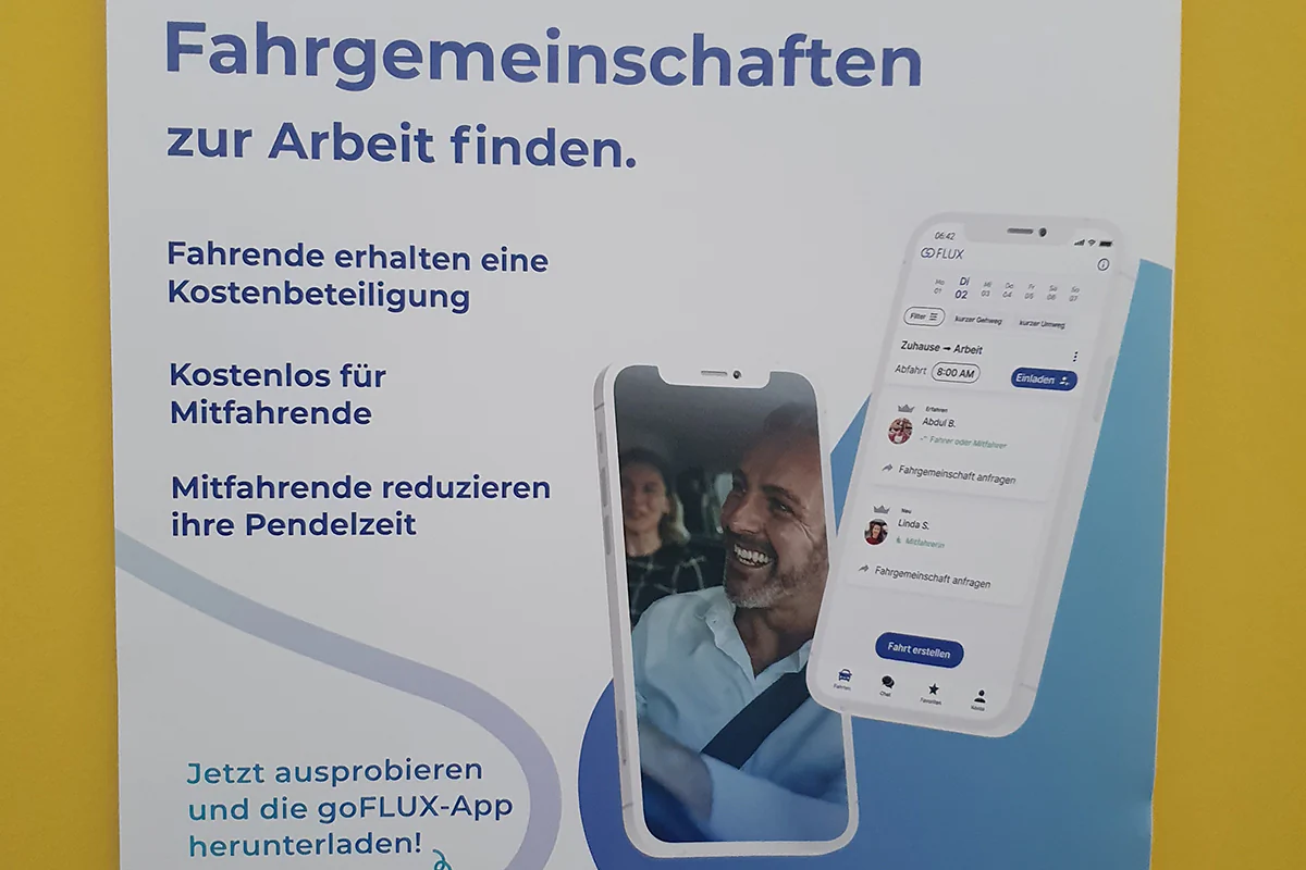 Mitfahr-App goFLUX