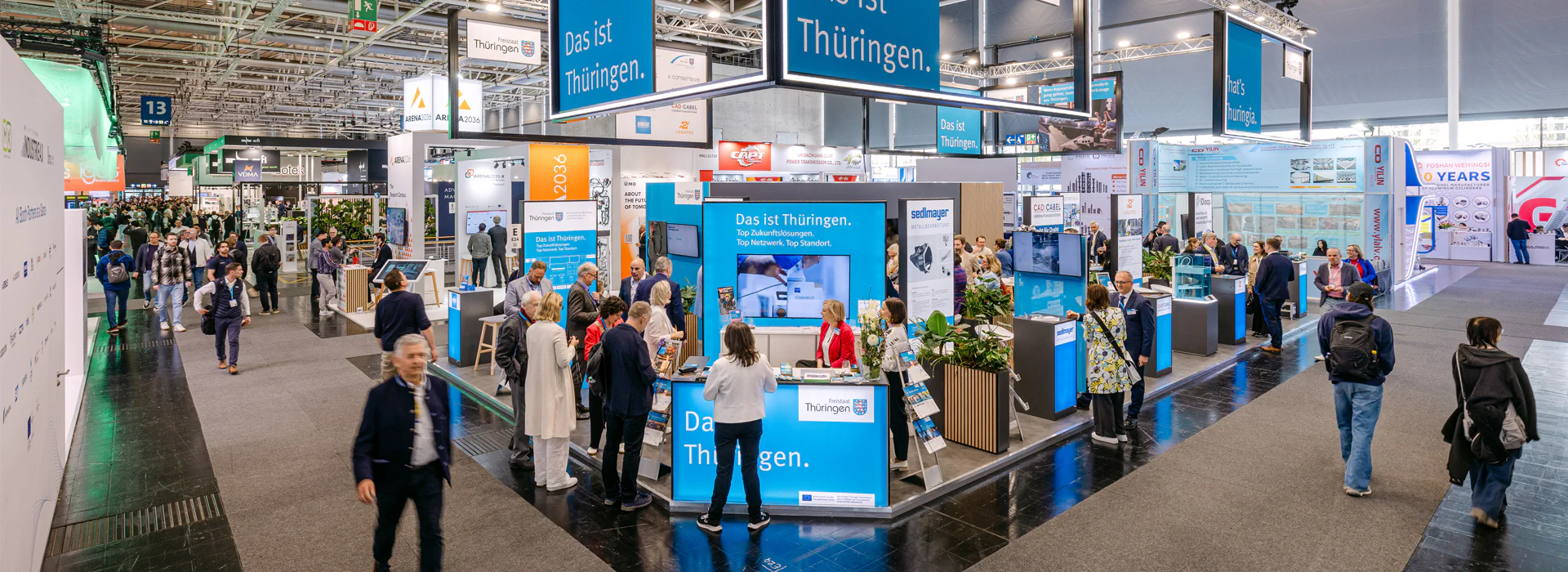 Thüringen auf der Hannover Messe. Bildbeschreibung / description: Thüringen auf der Hannover Messe.